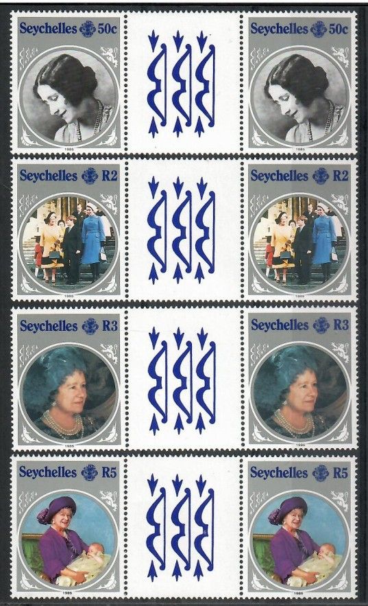 Znaczek Seszele 1985 Mi 583-586 Czyste **