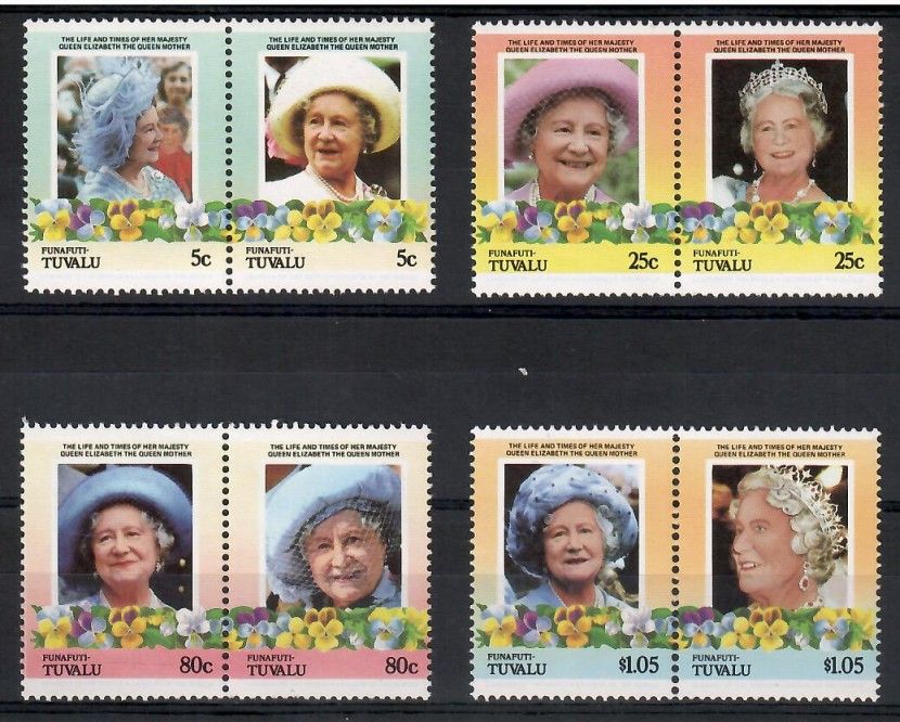 Znaczek Tuvalu 1985 Mi 57-64 Czyste **