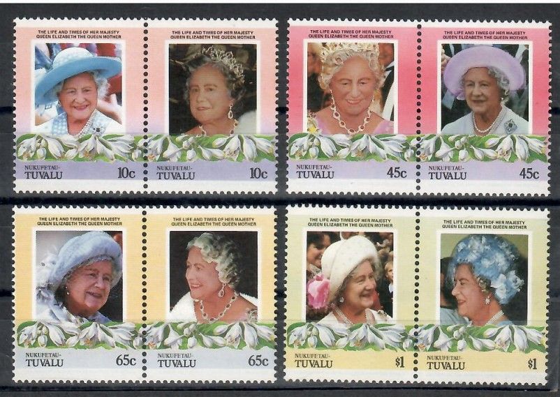 Znaczek Tuvalu 1985 Mi 55-62nuf Czyste **