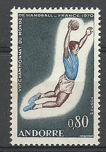 Znaczek Andora (francuska) 1970 Mi 221 Czyste **