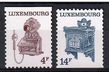 Znaczek Luksemburg 1991 Mi 1281Do-1282Du Czyste **
