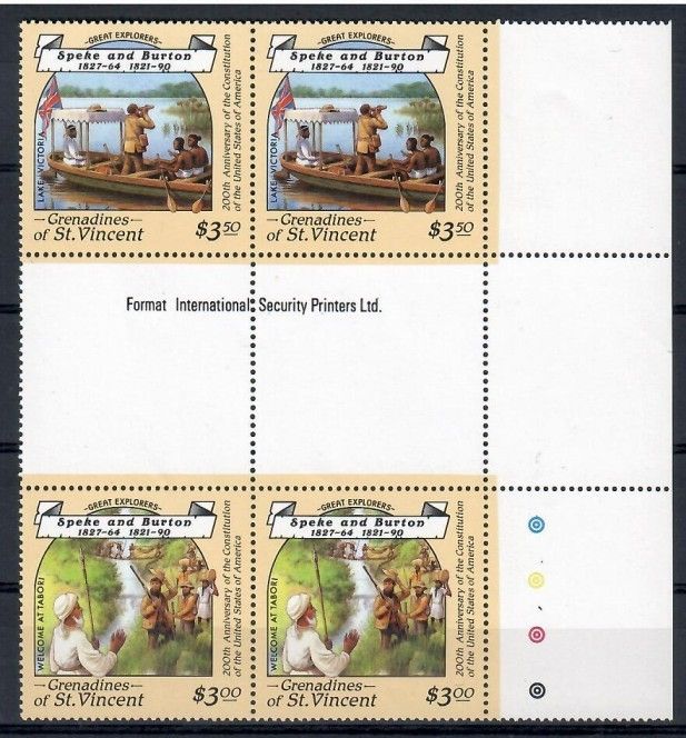 Znaczek Grenadines of St Vincent 1988 Mi 591-592 Czyste **