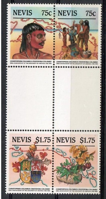 Znaczek Nevis 1986 Mi 365-366 Czyste **