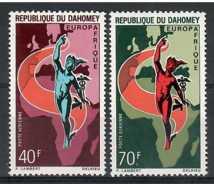 Znaczek Dahomej 1970 Mi 427-428 Czyste **