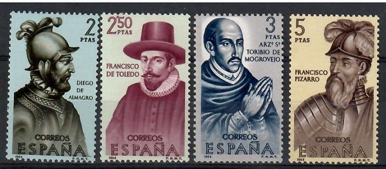 Znaczek Hiszpania 1964 Mi 1515-1518 Czyste **