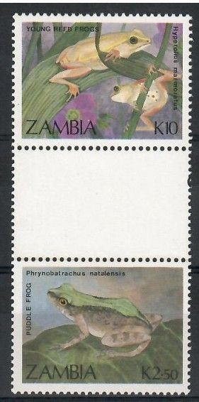 Znaczek Zambia 1989 Mi 473+471 Czyste **