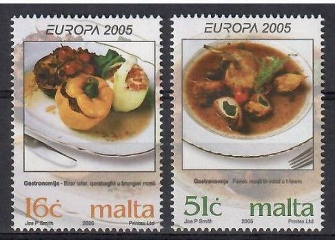 Znaczek Malta 2005 Mi 1398-1399 Czyste **