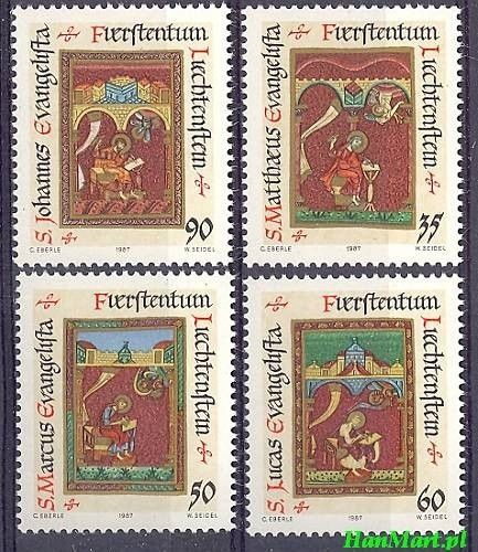 Znaczek Liechtenstein 1987 Mi 930-933 Czyste **