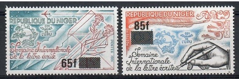 Znaczek Niger 1981 Mi 764-765 Czyste **