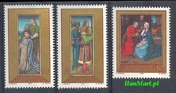 Znaczek Liechtenstein 1989 Mi 978-980 Czyste **