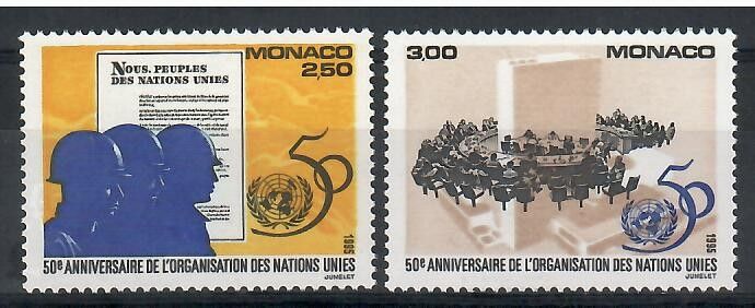 Znaczek Monako 1995 Mi 2239+2243 Czyste **