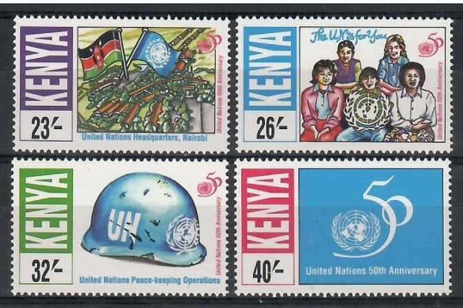 Znaczek Kenia 1995 Mi 636-639 Czyste **