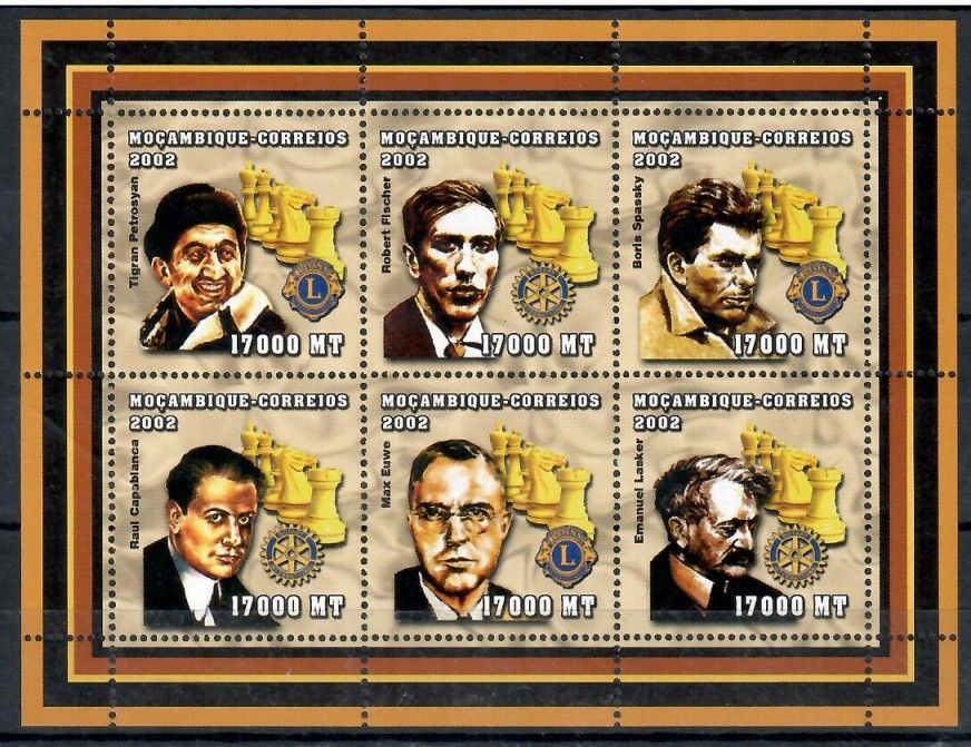 Znaczek Mozambik 2002 Mi ark 2451-2456 Czyste **