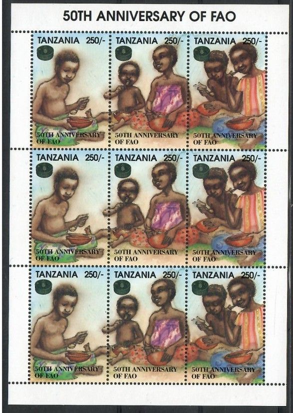 Znaczek Tanzania 1995 Mi ark 2096-2098 Czyste **