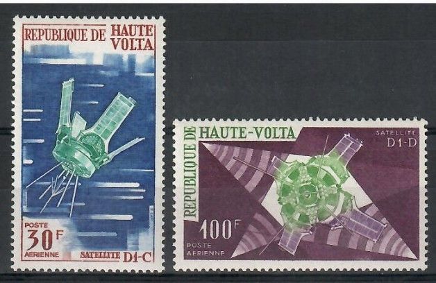 Znaczek Górna Wolta 1967 Mi 216-217 Czyste **