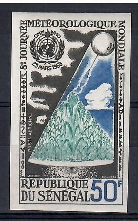 Znaczek Senegal 1968 Mi 372B Czyste **