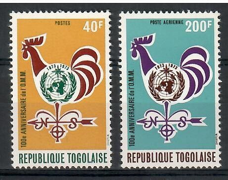 Znaczek Togo 1973 Mi 997-998 Czyste **