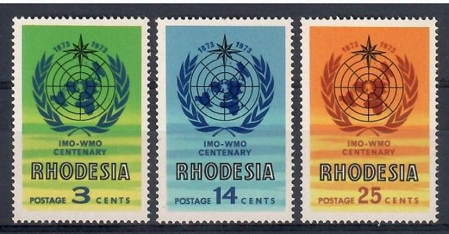 Znaczek Rodezja 1973 Mi 132-134 Czyste **