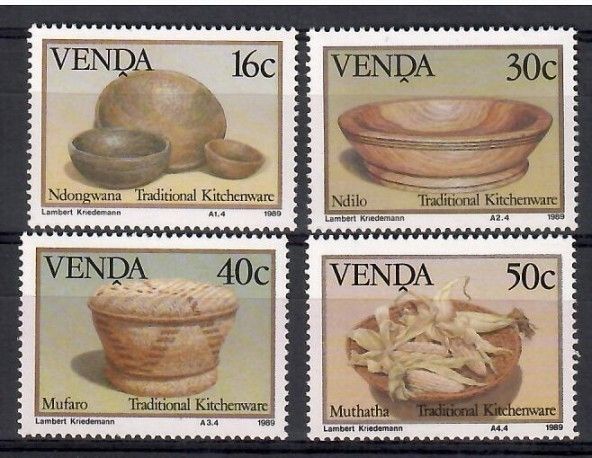 Znaczek Venda 1989 Mi 183-186 Czyste **