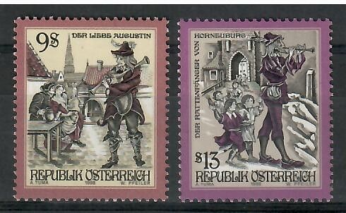 Znaczek Austria 1998 Mi 2240-2241 Czyste **
