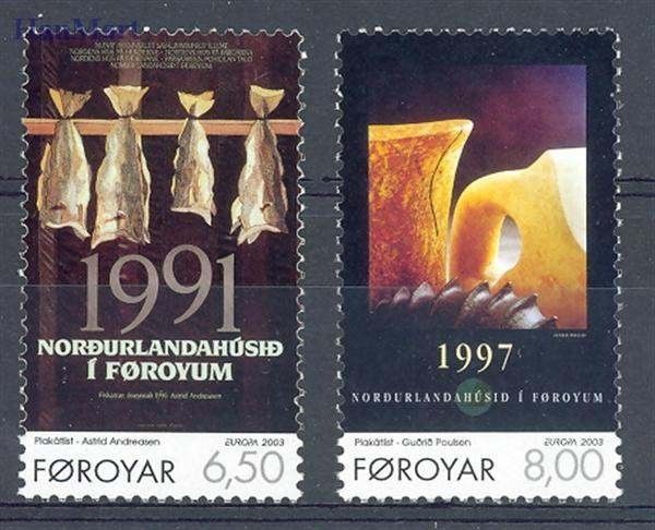 Znaczek Wyspy Owcze 2003 Mi 448-449 Czyste **