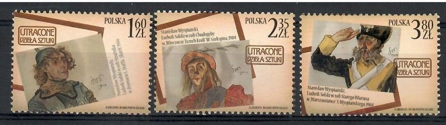 Znaczek Polska 2013 Mi 4647-4649 Fi 4497-4499 Czyste **