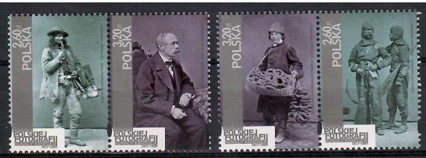 Znaczek Polska 2018 Mi 4983-4986 Fi 4833-4836 Czyste **
