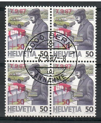 Znaczek Szwajcaria 1987 Mi abo 1358 Stemplowane