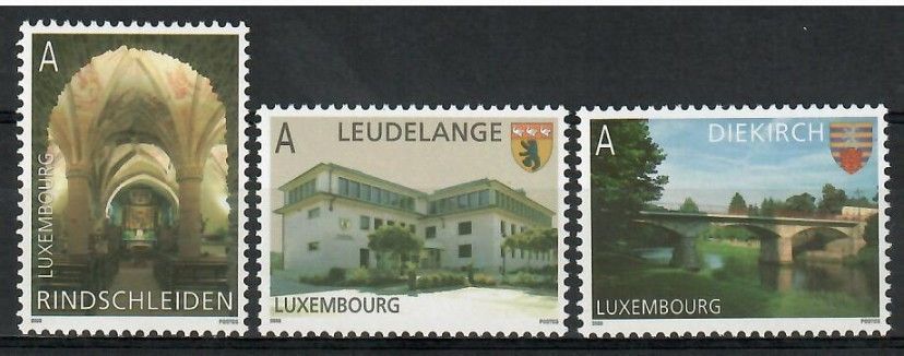 Znaczek Luksemburg 2008 Mi 1776-1778 Czyste **