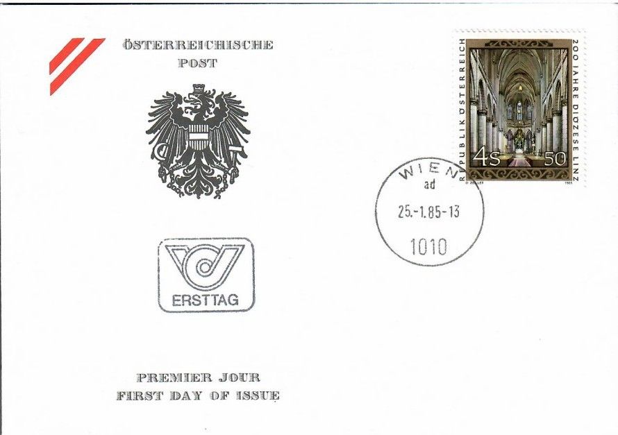 Znaczek Austria 1985 Mi 1802 FDC