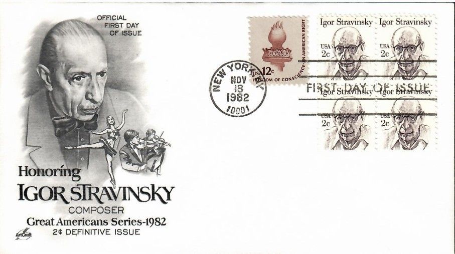 Znaczek USA 1981 Mi 1458+1612 FDC