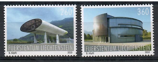 Znaczek Liechtenstein 2010 Mi 1547-1548 Czyste **