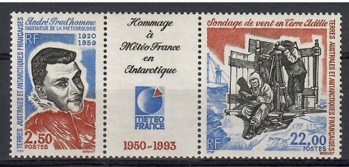 Znaczek TAAF 1993 Mi 311-312 Czyste **