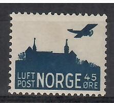 Znaczek Norwegia 1941 Mi A230 Czyste **