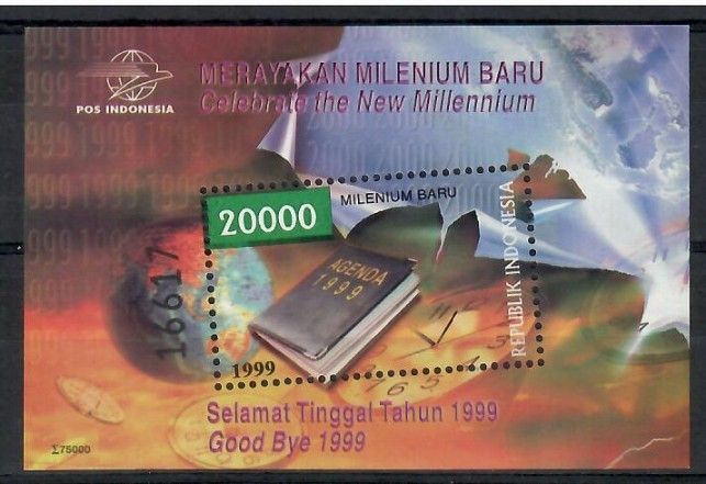 Znaczek Indonezja 1999 Mi bl 153 Czyste **