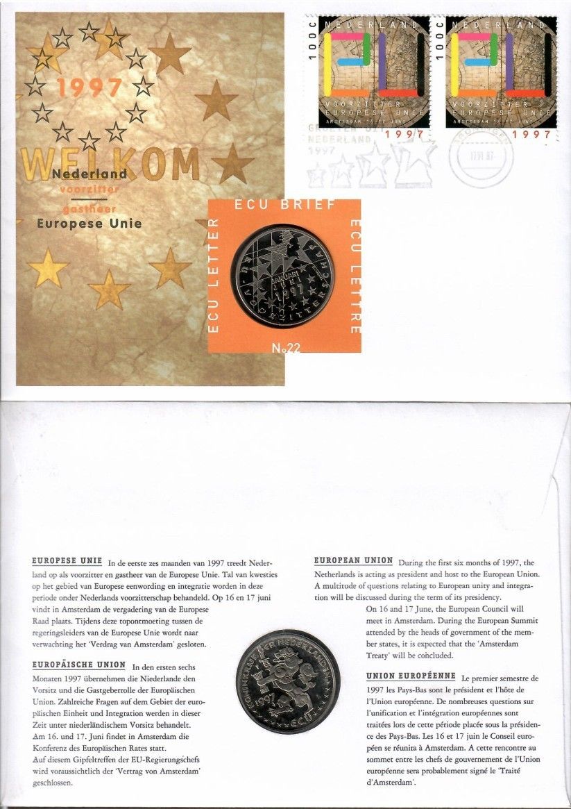 Znaczek Holandia 1997 Mi num 1622 FDC