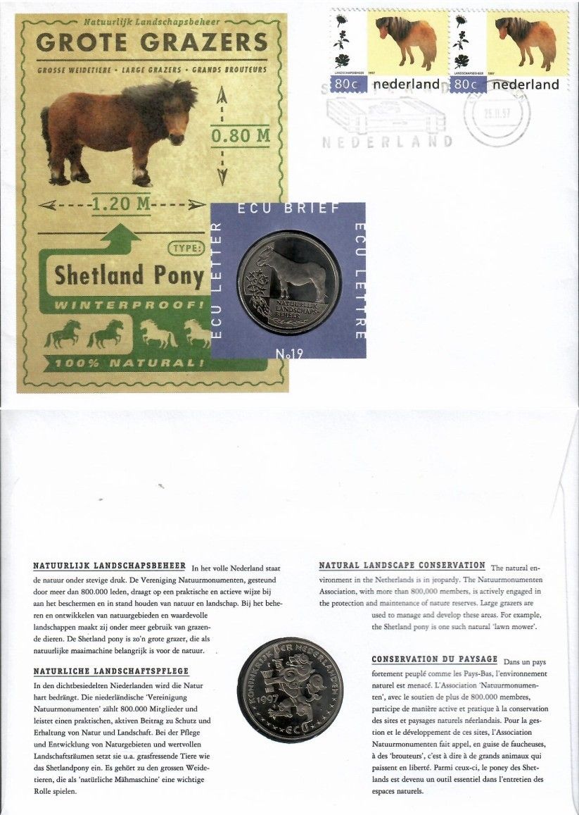 Znaczek Holandia 1997 Mi num 1608 FDC