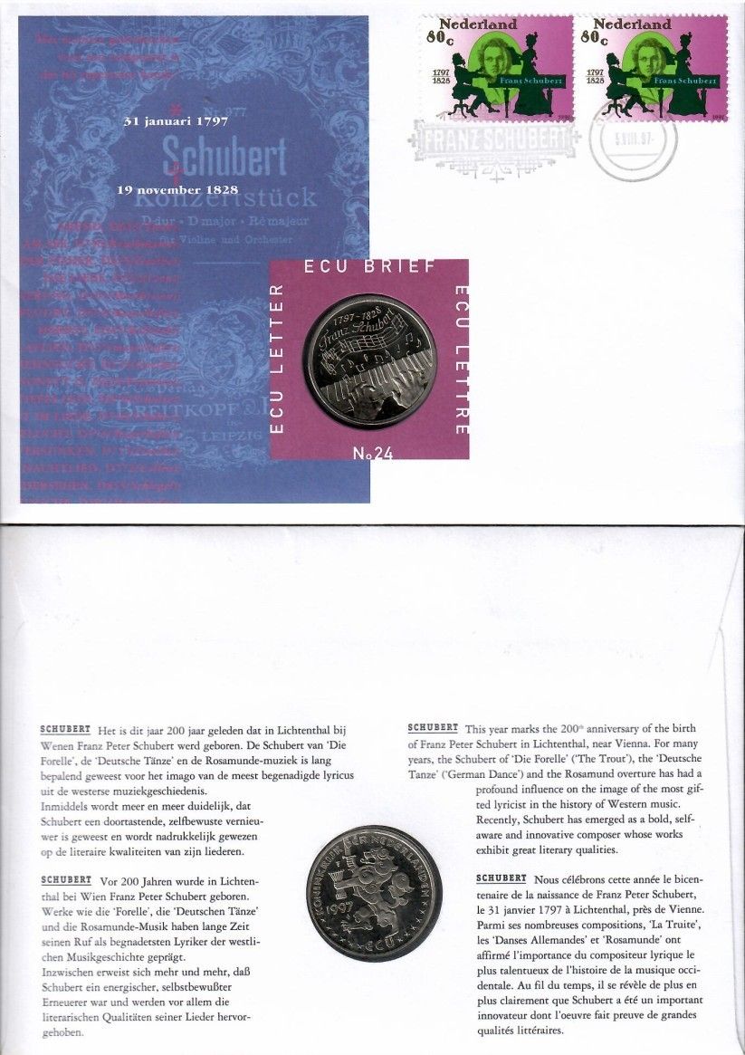 Znaczek Holandia 1997 Mi num 1625 FDC