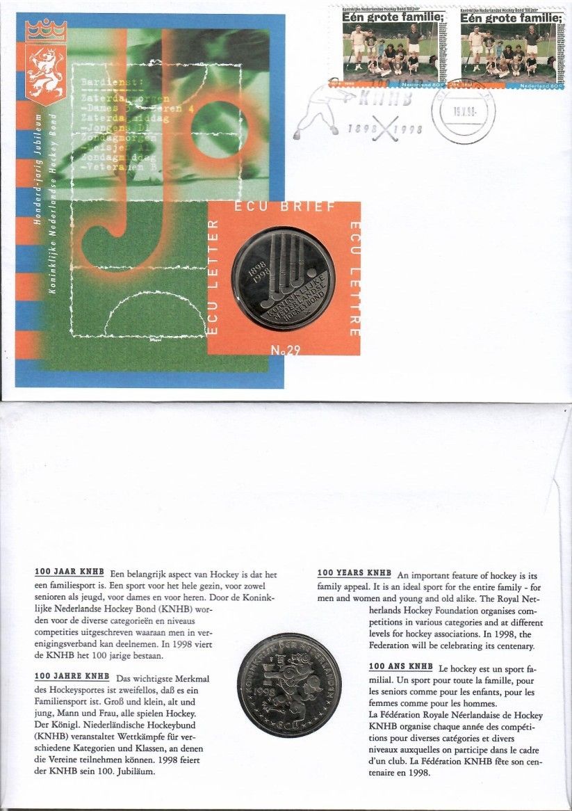 Znaczek Holandia 1998 Mi num 1658 FDC