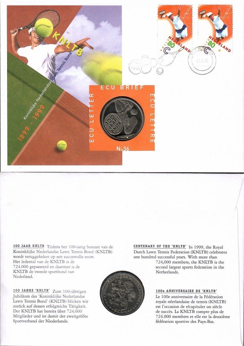Znaczek Holandia 1999 Mi num 1708 FDC