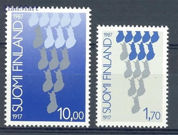 Znaczek Finlandia 1987 Mi 1029-1030 Czyste **