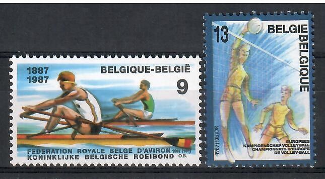 Znaczek Belgia 1987 Mi 2311-2312 Czyste **