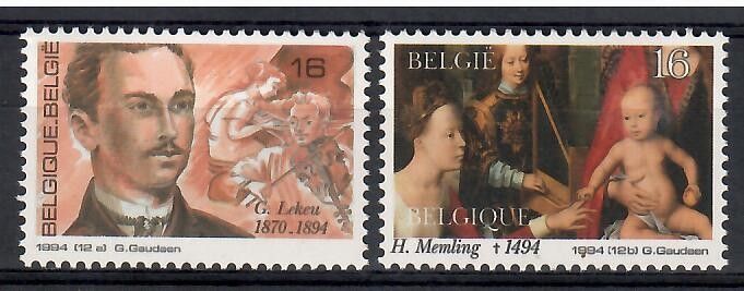 Znaczek Belgia 1994 Mi 2621-2622 Czyste **