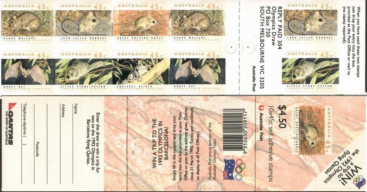 Znaczek Australia 1992 Mi mh 73 Czyste **
