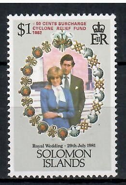 Znaczek Wyspy Salomona 1982 Mi 459 Czyste **
