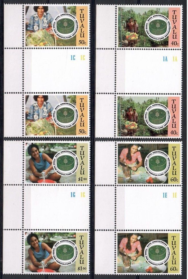 Znaczek Tuvalu 1995 Mi 713-716 Czyste **
