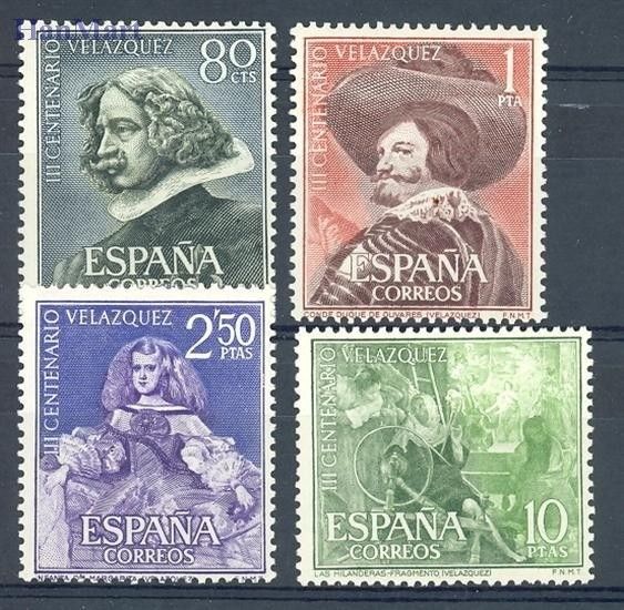 Znaczek Hiszpania 1961 Mi 1235-1238 Czyste **