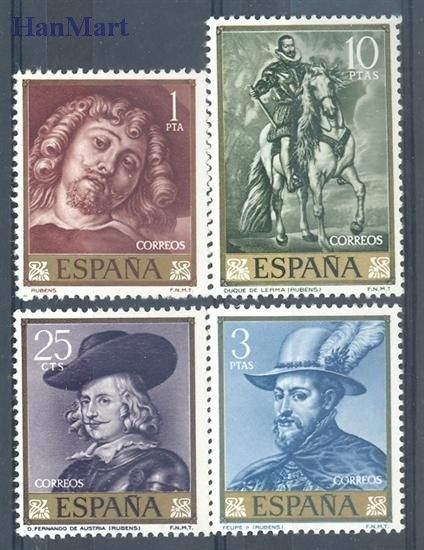 Znaczek Hiszpania 1962 Mi 1322-1325 Czyste **