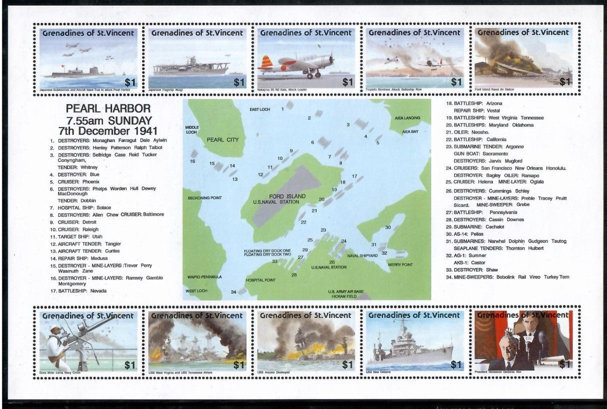 Znaczek Grenadines of St Vincent 1991 Mi bl 87 Czyste **