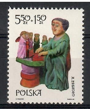 Znaczek Polska 1969 Mi 1977 Fi 1831 Czyste **